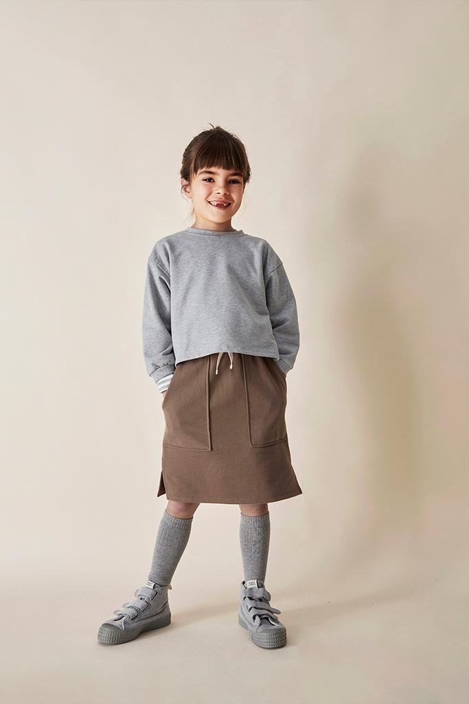 Midi Pocket Skirt GOTS