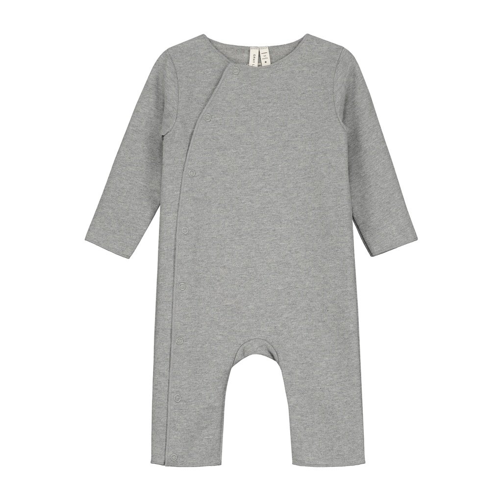Baby Suit with Snaps - Gray Label