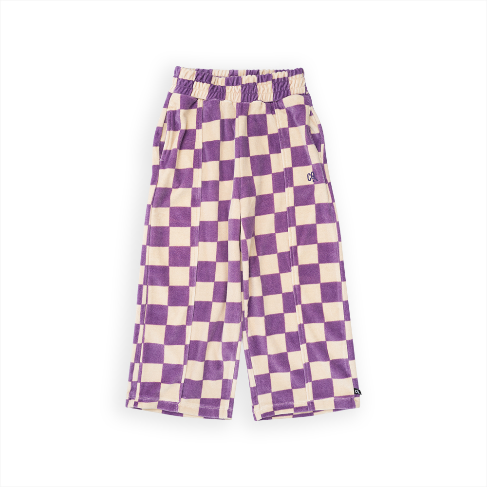 Checkers - joggers girls bottom (velvet) - CarlijnQ